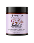 Lavender & Vanilla Tallow Cream – Hydrating + Brightening | Beef Tallow Moisturizer with Niacinamide, Retinol & Vitamin E | Ariglow Cosmetics