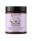Beef Tallow Body Butter – Coconut & Vanilla | Ultra Hydrating Moisturizing Cream | Natural Skin Repair | AriGlow Cosmetics